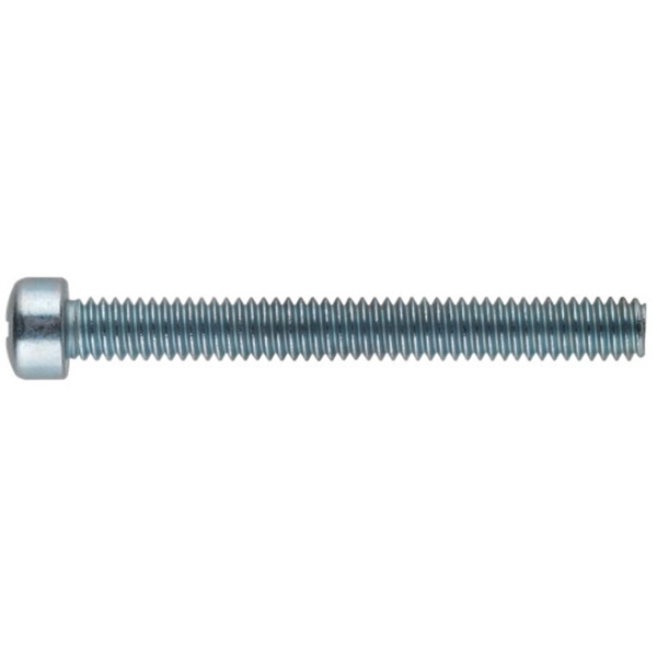 HILLMAN 4597 Machine Screw, #6-32 Thread, 1-1/4 in L, Coarse Thread, Fillister Head, Phillips Drive, Zinc, 15 PK - 2
