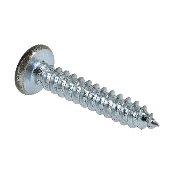HILLMAN 80260 Screw, #10 Thread, 1-1/4 in L, Pan Head, Phillips Drive, Zinc, 100 PK - 3