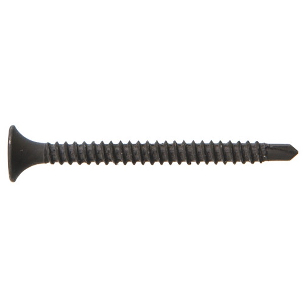Drywall Screw, Hillman, Phillips-Drive, Flat-Head, Self-Drilling, Fine-Thread, #6 1-5/8 in, 1 lb - 2