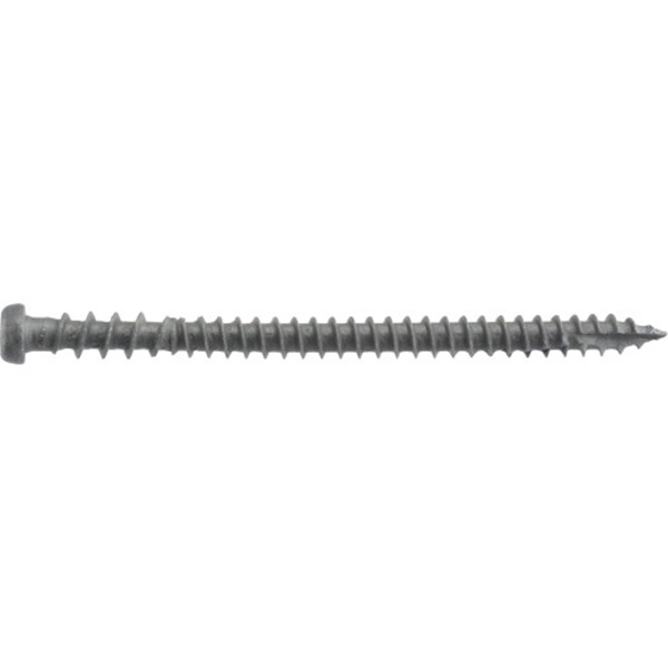 Power Pro 48440 Deck Screw, #10 Thread, 2-1/2 in L, Star Drive, Gray, 375/PK