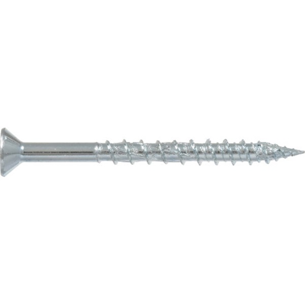 Screw, Power Pro, Star-Drive, Flat-Head, Serrated-Threads #8 x 2 in, 1 lb - 4