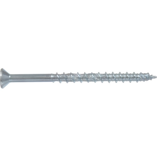 Screw, Power Pro, Star-Drive, Flat-Head, Serrated-Threads #8 x 2-1/2 in, 1 lb - 4