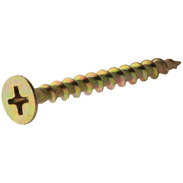 40886 Screw, #6 Thread, 1-1/4 in L, Bugle Head, Phillips Drive, 100/PK