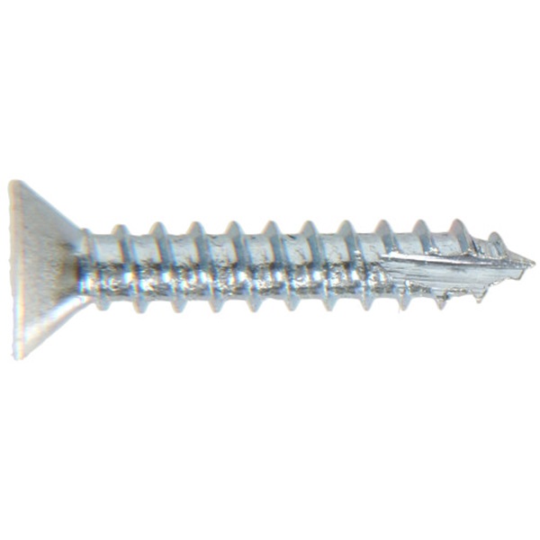 Wood Screw, Hillman, White-Top Phillips-Drive, Flat-Head, #9 x 3/4 in - 2