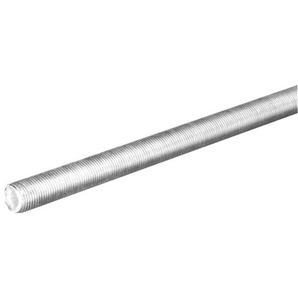 Steelworks 11530 Threaded Rod, 5/8-11 Thread, 3 ft L, Hot-Dipped Galvanized, Coarse Thread