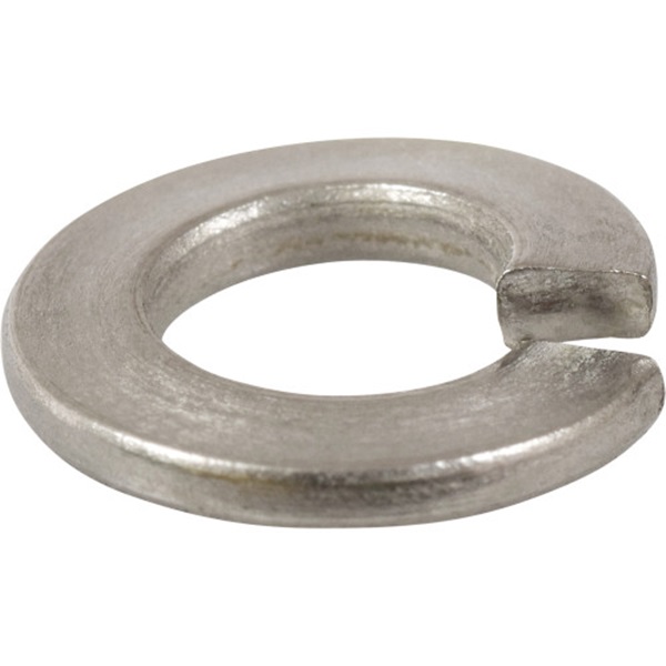 830666 Split Lock Washer, 1/4 in ID, Stainless Steel, 100/PK