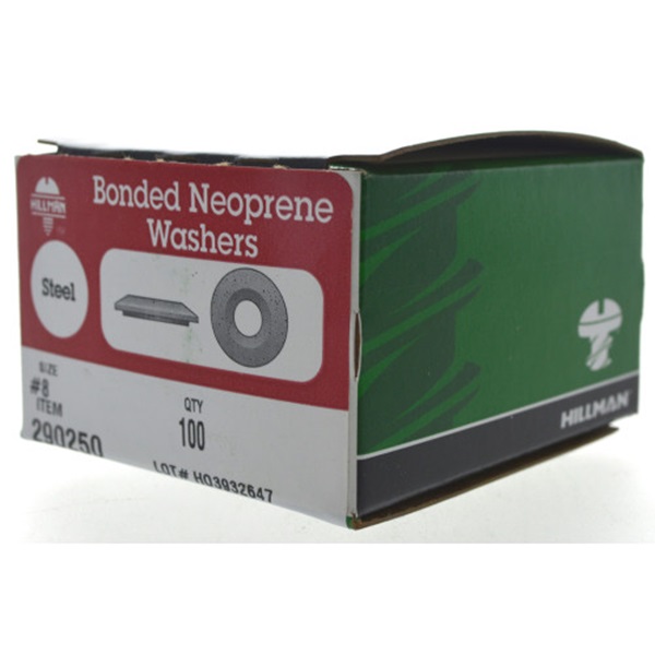 Bonded Neoprene Washer, Hillman, #8-1/2 in - 2