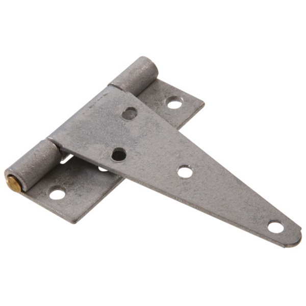 Hardware Essentials 851690 Heavy-Duty T-Hinge, 6 in Dimensions, Galvanized