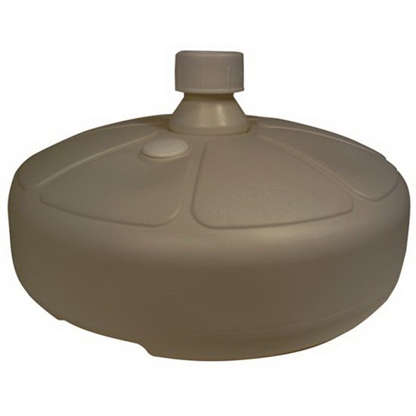 Adams 8129-96-3716 Umbrella Base, 15 in Dia, 8-1/2 in H, Polypropylene, Portobello