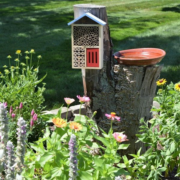 Nature's Way PWH3-B Insect House, 8 in W, 12 in H, 4 -Chamber, Blue