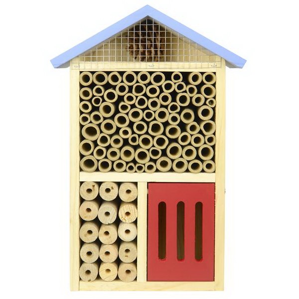 Nature's Way PWH3-B Insect House, 8 in W, 12 in H, 4 -Chamber, Blue