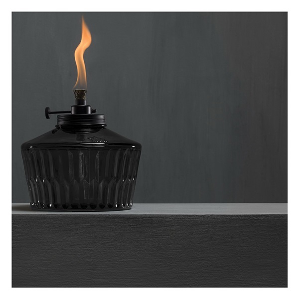 Tiki 1118098 Penta Votive Torch, 6-1/4 in H, Fiberglass/Glass, Gray - 2