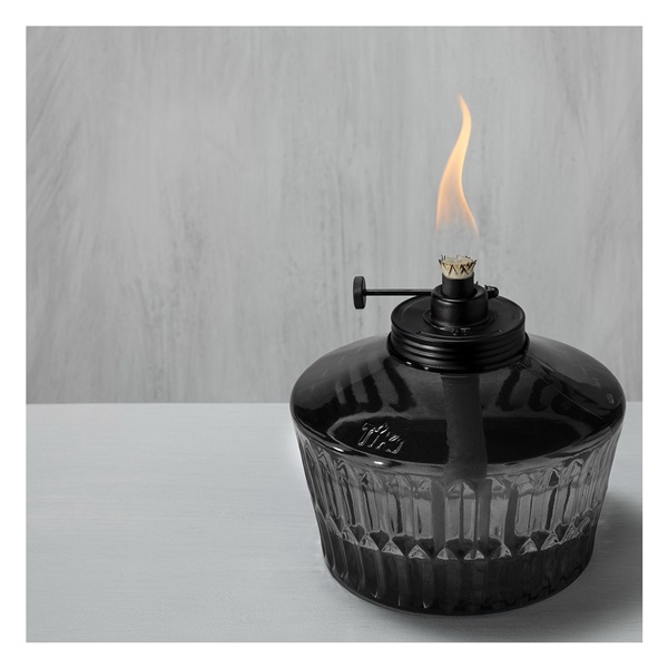 Tiki 1118098 Penta Votive Torch, 6-1/4 in H, Fiberglass/Glass, Gray - 3