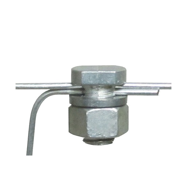Dare 2083-3 Line Clamp/Tap, Galvanized Steel/Zinc