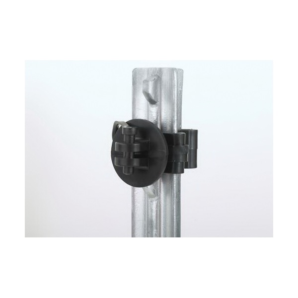Dare 2550-25 Pin-Lock Insulator, Carbon/HDPE, Black, Screw-On Mounting