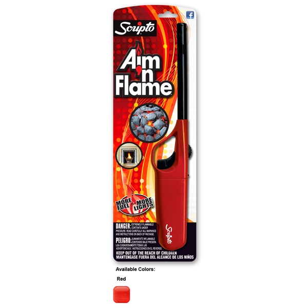 Scripto Aim 'n Flame BGM9-2/12OS-W Utility Lighter