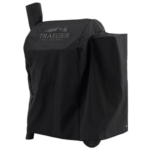 Traeger Pro 575 BAC503 Full Length Grill Cover, 23-1/2 in W, 35.12 in D, 42 in H, Polyester, Black - 1