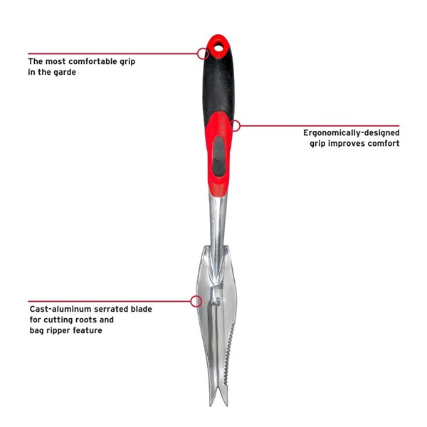 Corona CT 3750 Weeder, 6 in L Blade, Aluminum Blade, Serrated Blade