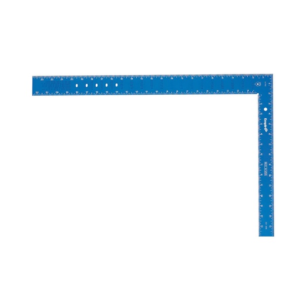 Empire True Blue Series E1190 Laser Etched Framing Square, 1/8, 1/10, 1/12, 1/16 in Graduation, Aluminum