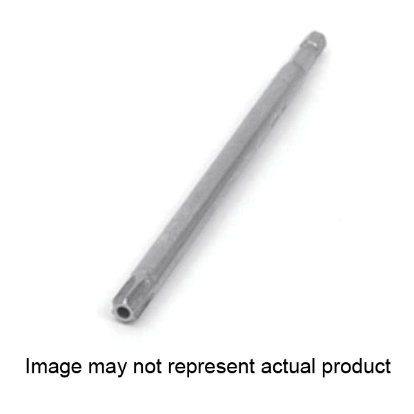 Eazypower Tee Star Security 79503 Insert Bit, T15 Drive, Torx Drive, 1/4 in Shank, Hex Shank, 5-15/16 in L