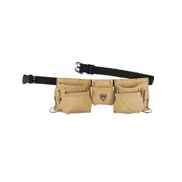 McGuire-Nicholas 490 Tool and Nail Apron, 44 in Waist, Leather, 10-Pocket
