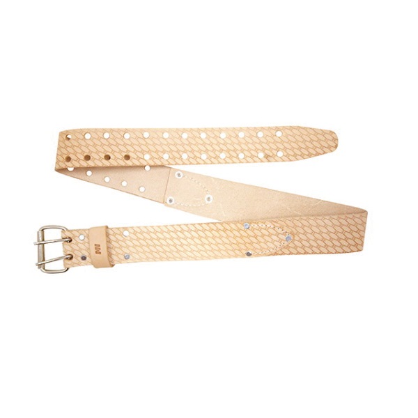 606V2 Work Belt, 32 to 44 in Waist, 50 in L, Leather, Tan