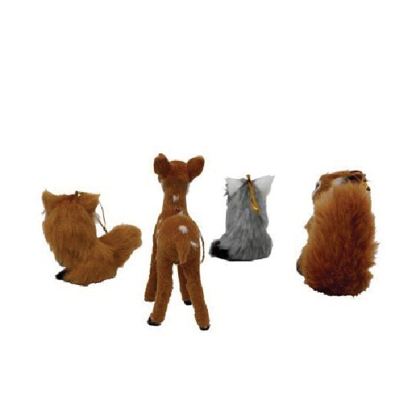 Kurt S Adler C4683 Christmas Ornament, 2 to 4 in H, Animals, Plastic/Polyester - 4