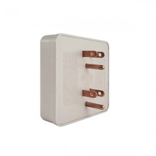 Uninex PS23U-IV Current Tap Outlet, 15 A, 125 V, 6 -Outlet, Ivory