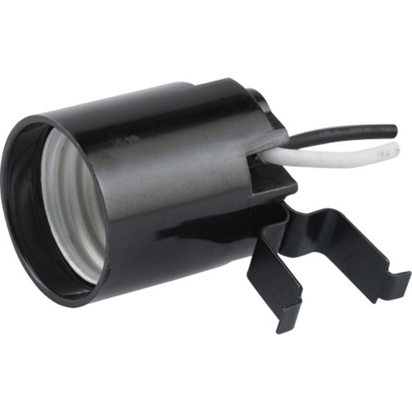 Hillman 408862 Phenolic Socket, 1-1/2 x 1-1/4 in Dimensions, Metal/Vinyl Housing Material