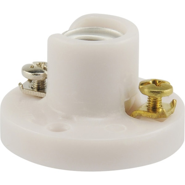 Hillman 884450 Socket, Cleat-Base, 2-1/2 in W x 1-1/2 in L Dimensions, Metal/Plastic Housing Material