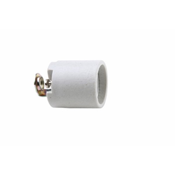 Pass & Seymour 31528PHBC Lamp Holder, Keyless, 1.38 in Dia x 2 in H Dimensions, 250 V, 660 W, Porcelain Housing Material