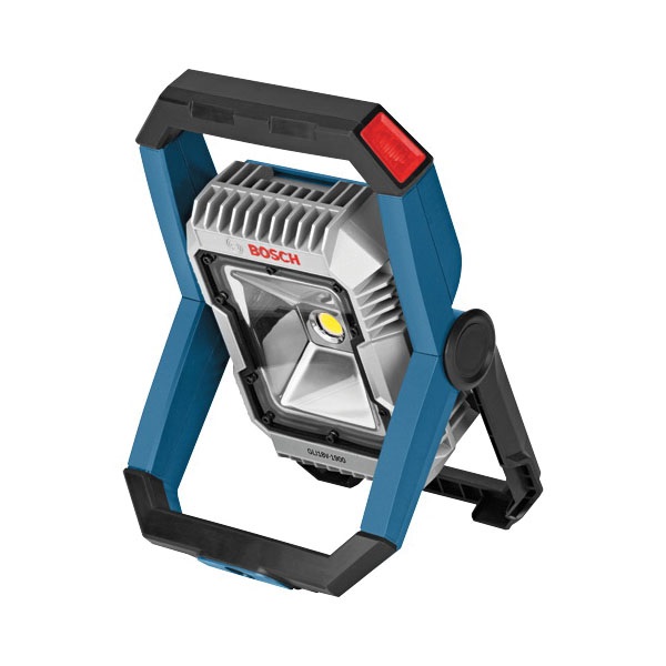 Bosch GLI18V-1900N Flood Light, 18 V, Lithium-Ion Battery, 1-Lamp, LED Lamp, 1900 Lumens Lumens, Blue