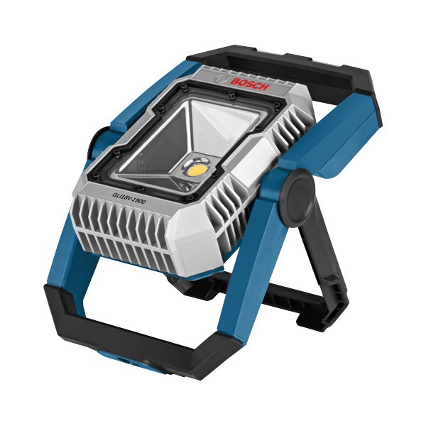 Bosch GLI18V-1900N Flood Light, 18 V, Lithium-Ion Battery, 1-Lamp, LED Lamp, 1900 Lumens Lumens, Blue