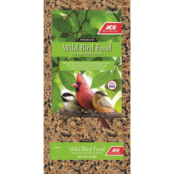 ACE 100507215 Wild Bird Food, 40 lb