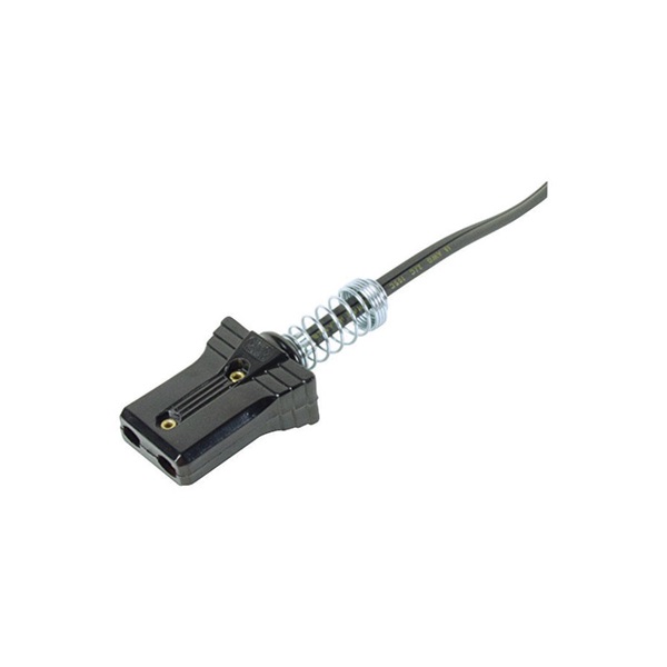 ACE 1AP-004-006FBK Appliance Cord, 18 AWG Cable, 6 ft L, 10 A, 125 V, Black - 1