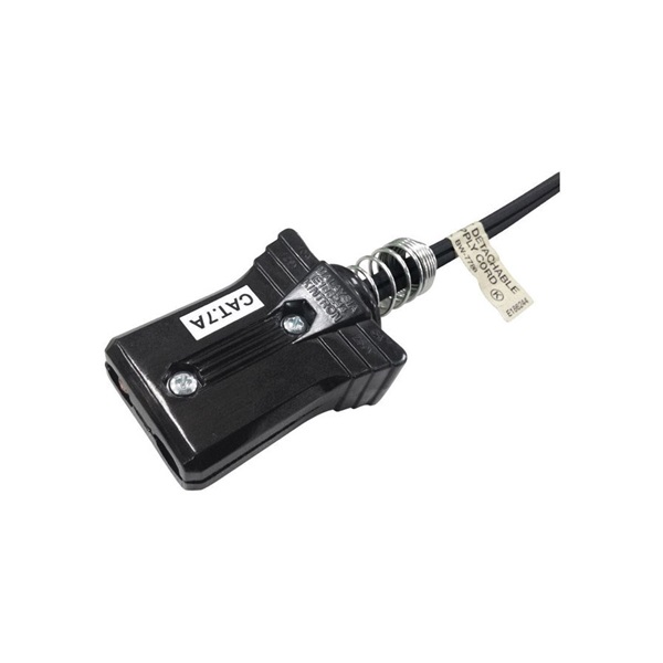 ACE 1AP-004-006FBK Appliance Cord, 18 AWG Cable, 6 ft L, 10 A, 125 V, Black - 4