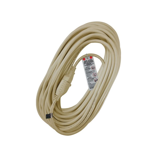 ACE OUSJT163050BE Extension Cord, 16 AWG Cable, 50 ft L, 13 A, 125 V, Beige - 2