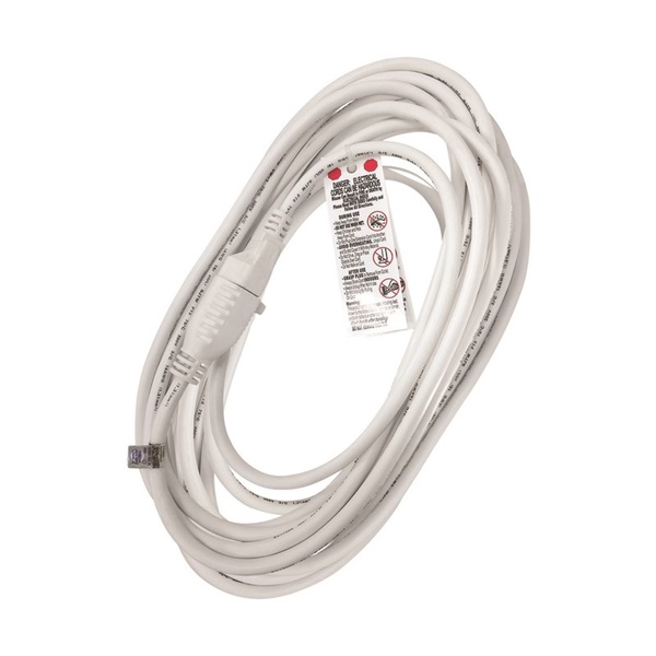 ACE OUSJT163025WH Extension Cord, 16 AWG Cable, 25 ft L, 13 A, 125 V, White - 2