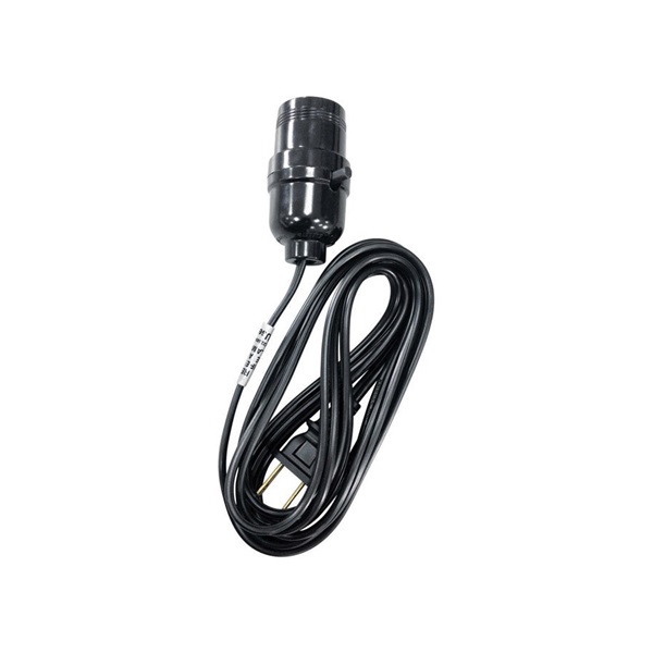 Extension Cord with Socket, Ace, 18 AWG Cable, 9 ft L, 120 V, Black - 2