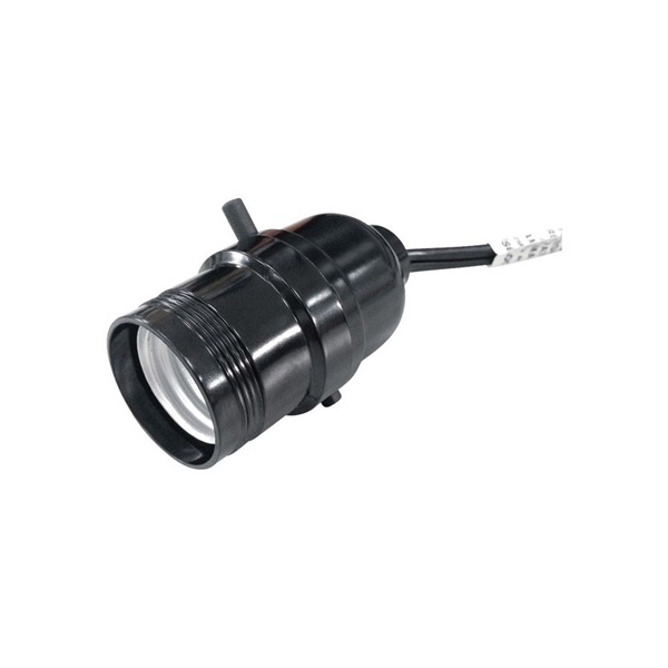 Extension Cord with Socket, Ace, 18 AWG Cable, 9 ft L, 120 V, Black - 4