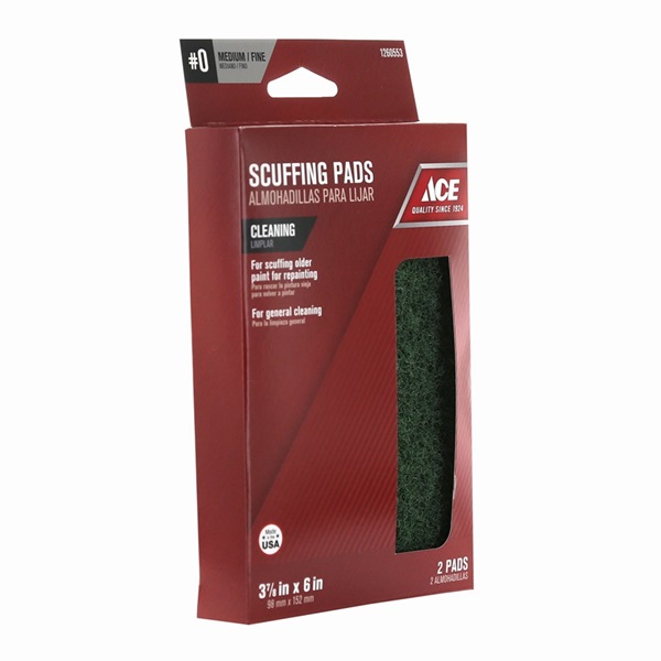 ACE 1260553 Scuffing Pad, 6 in L Pad, 3-7/8 in W Pad - 3