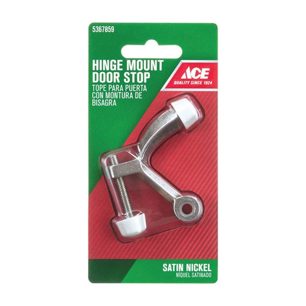 ACE 01-3028-152 Hinge Pin Door Stop, Metal, Satin Nickel - 1