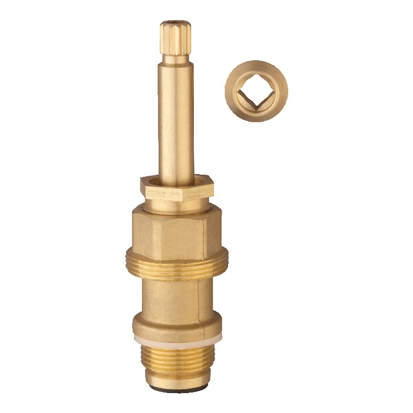 ACE A015298B Faucet Stem, Brass, 4.35 in L, For: Price Pfister Crown Imperial 10, 12 D.L.H Series Tub/Shower Faucets - 2