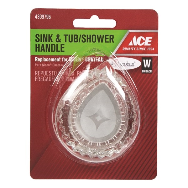 ACE 9DA0010303 Tub/Shower Handle, Acrylic, For: Bathroom, Sink, Tub/Shower Faucets - 2