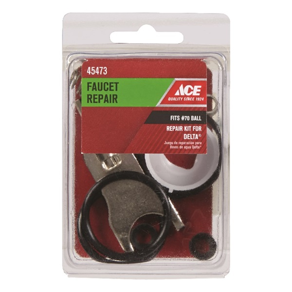 ACE A0080701 Faucet Repair Kit, Rubber/Steel, For: Delta Lever Handle Faucets - 1