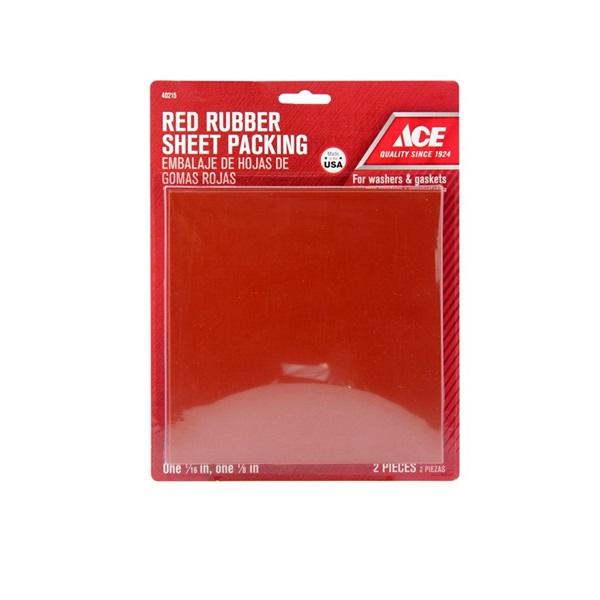 ACE 1006AP Sheet Packing, Rubber, Red, 1-Piece - 1