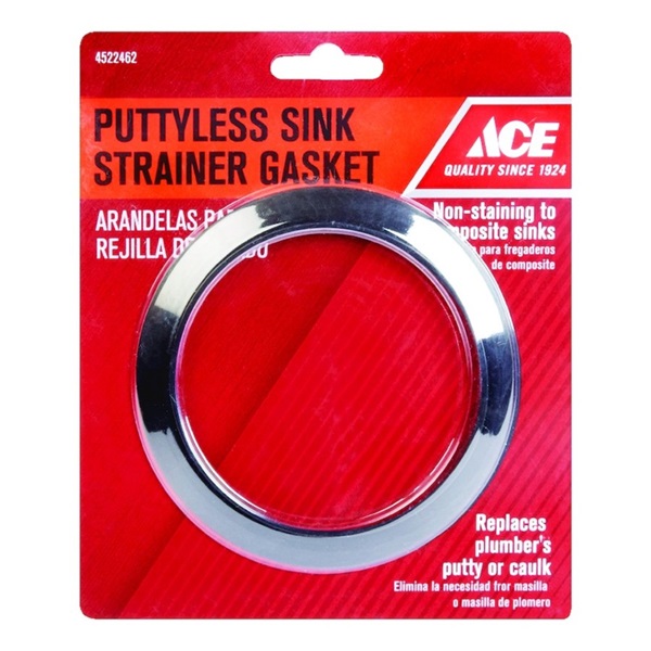 ACE ACE820-21 Sink Strainer Coupling, 3-3/8 in Dia, Rubber - 1