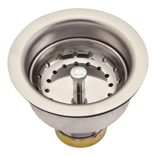 ACE ACE5412 Basket Strainer Assembly, 4-1/2 in Dia, Stainless Steel, Chrome - 2