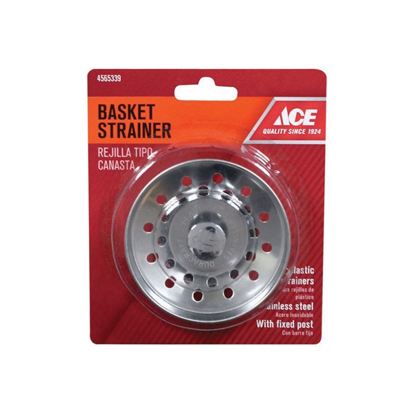 ACE ACE5905-1 Sink Strainer, Stainless Steel - 2