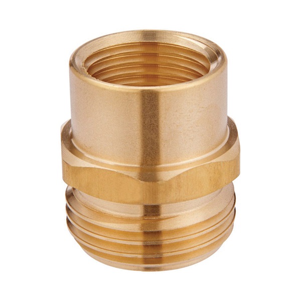 ACE GT3050A Hose Adapter, 3/4 x 1/2 in, MHT x FPT, Brass - 2